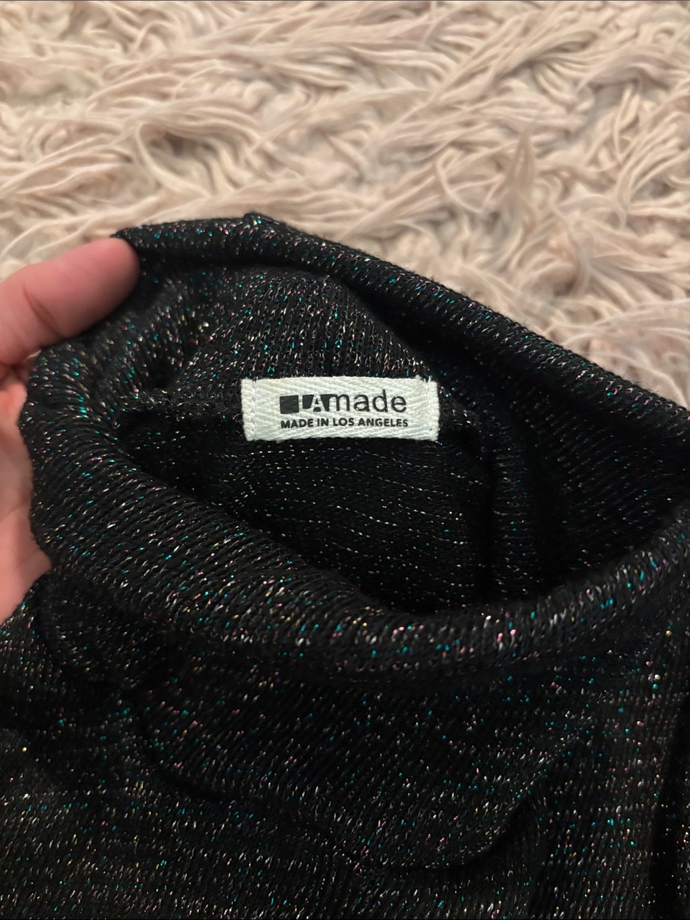 LAmade Metallic Sparkle Turtleneck - Picture 10 of 10